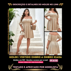 Vestido Ombro a Ombro Kiara