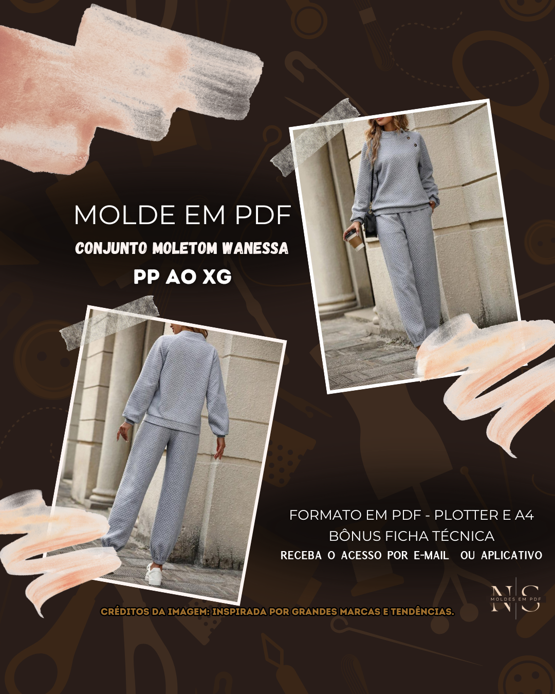 3.4 Conjunto Moletom Wanessa