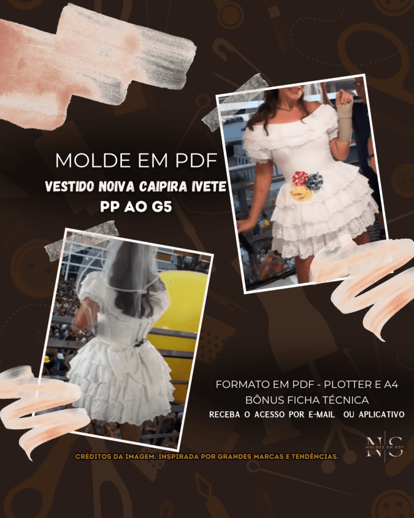 Catálogo de Molde em PDF: Vestidos de Todos os Modelos Explore nosso catálogo exclusivo de moldes em PDF para vestidos, abrangendo todos os estilos e modelos. De vestidos casuais a elegantes, longos ou curtos, temos a opção perfeita para cada ocasião. Nossos moldes são cuidadosamente projetados com instruções detalhadas e sugestões de tecidos para facilitar seu trabalho e garantir resultados profissionais. Visite nosso site para conhecer a variedade completa e entre em nosso grupo do WhatsApp para receber novidades, ofertas exclusivas e mais moldes gratuitos. Crie peças deslumbrantes com nossos moldes de alta qualidade!