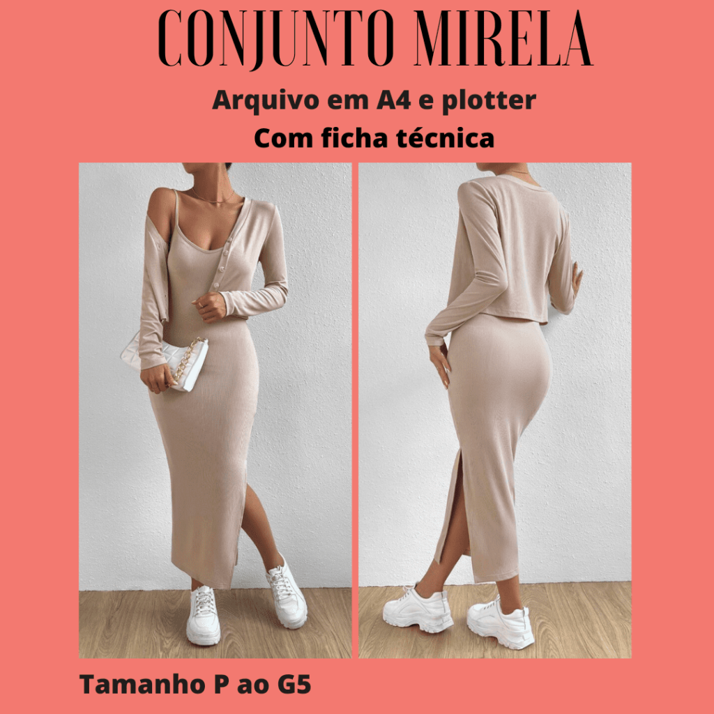 Molde conjunto mirela