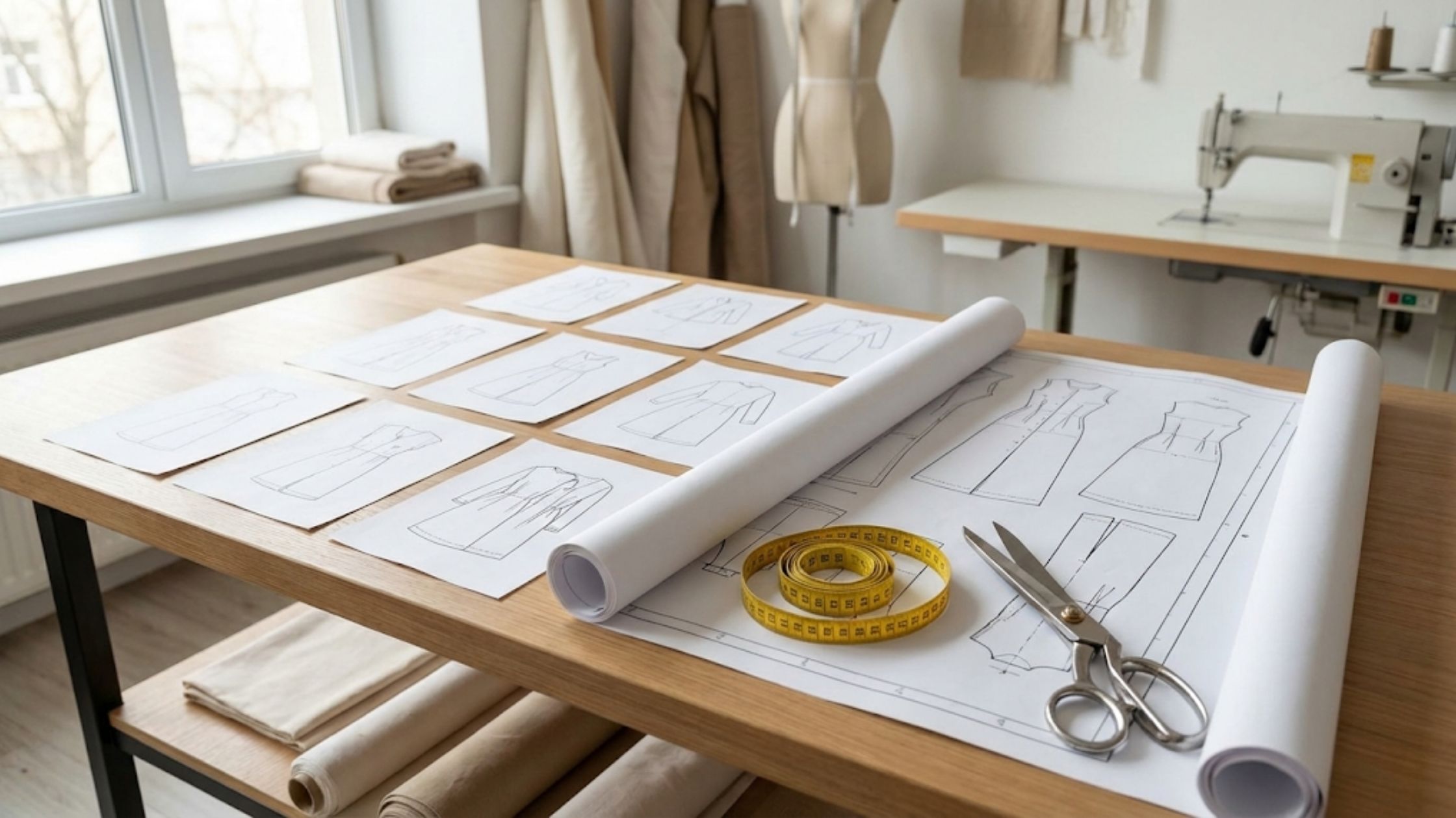 Molde em PDF Conjunto Moletom Sabine formato A4 e A0 para impressão