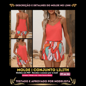 Molde em PDF - Conjunto Lilith