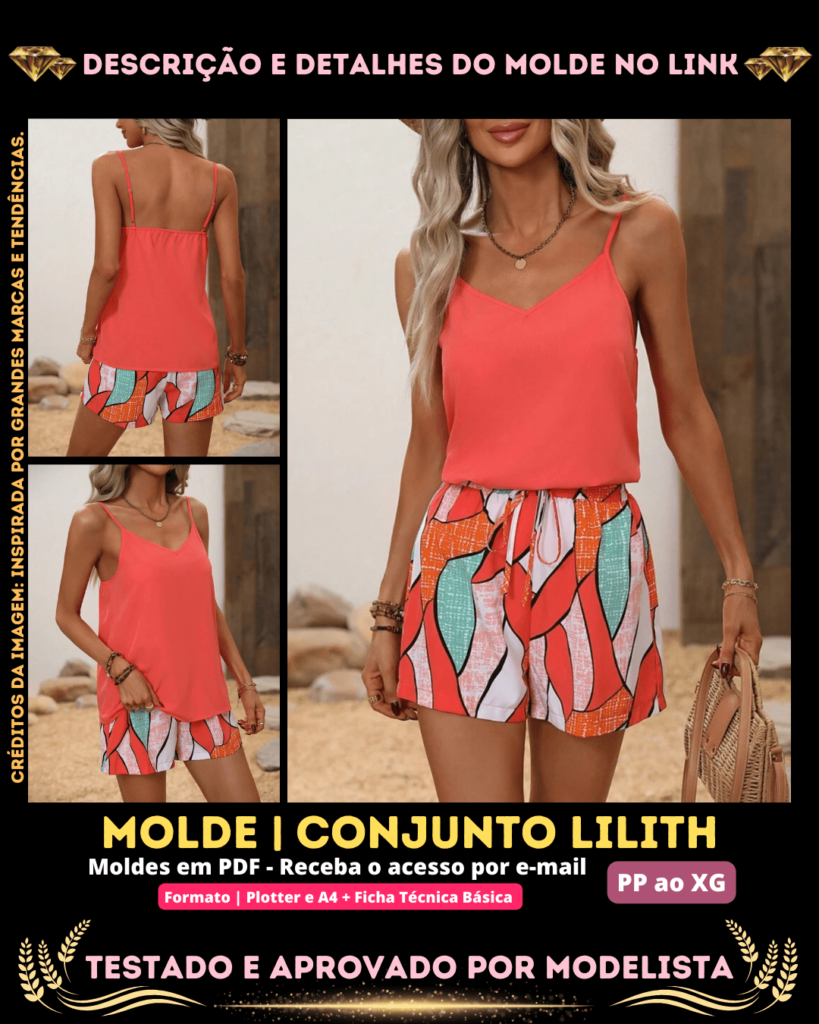 Molde em PDF - Conjunto Lilith