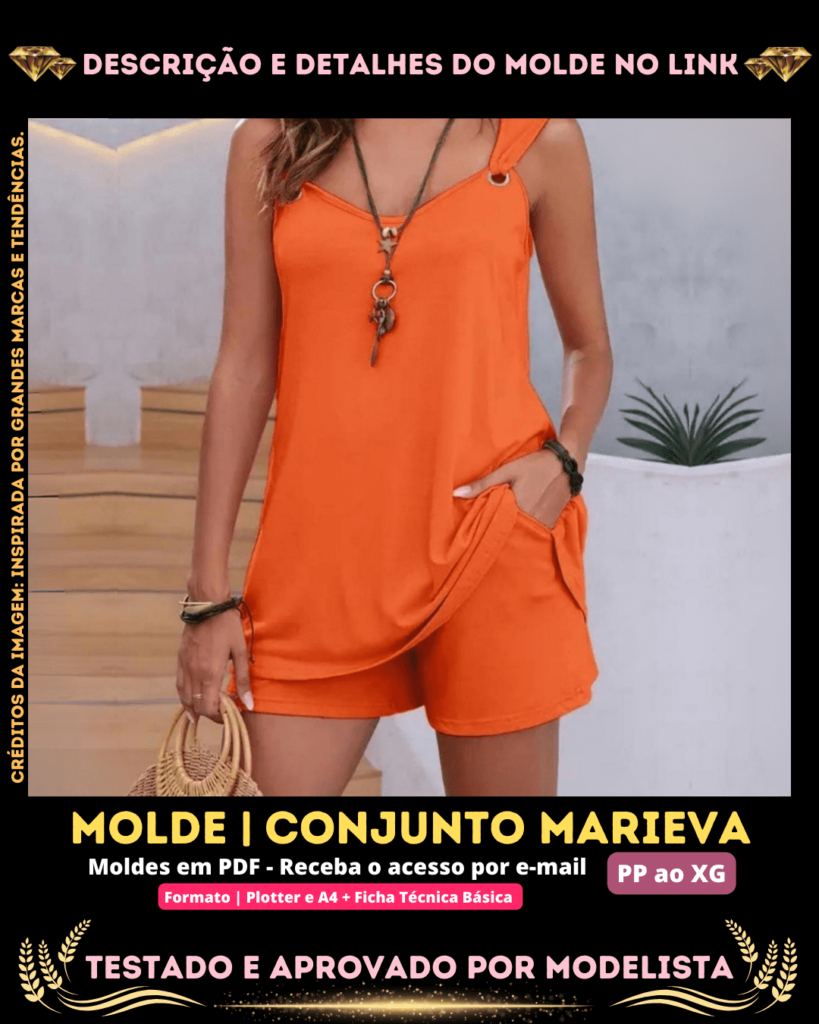 Molde em PDF - Conjunto Marieva