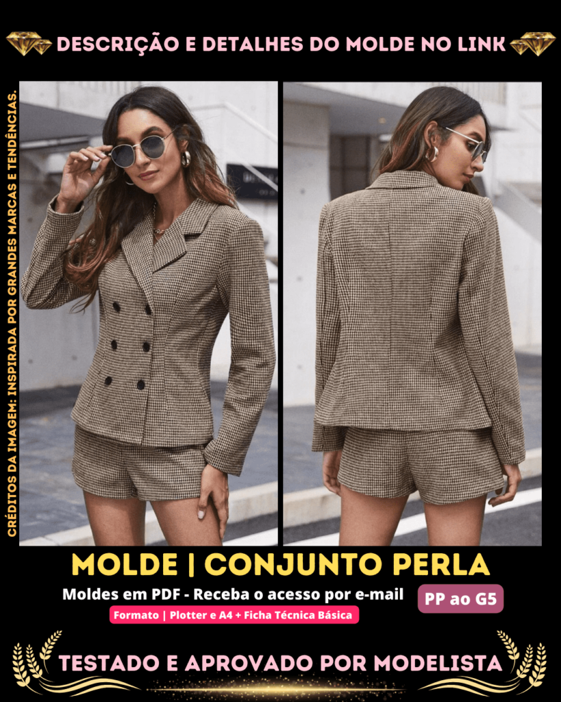 Molde em PDF - Conjunto Perla