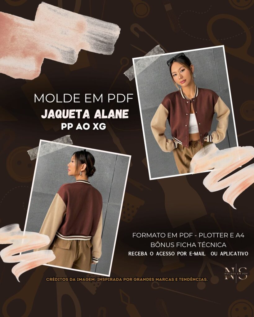 Molde em PDF - Jaqueta Alane