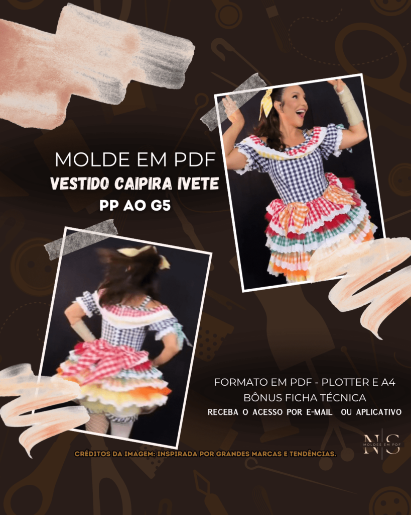 Catálogo de Molde em PDF: Vestidos de Todos os Modelos Explore nosso catálogo exclusivo de moldes em PDF para vestidos, abrangendo todos os estilos e modelos. De vestidos casuais a elegantes, longos ou curtos, temos a opção perfeita para cada ocasião. Nossos moldes são cuidadosamente projetados com instruções detalhadas e sugestões de tecidos para facilitar seu trabalho e garantir resultados profissionais. Visite nosso site para conhecer a variedade completa e entre em nosso grupo do WhatsApp para receber novidades, ofertas exclusivas e mais moldes gratuitos. Crie peças deslumbrantes com nossos moldes de alta qualidade!