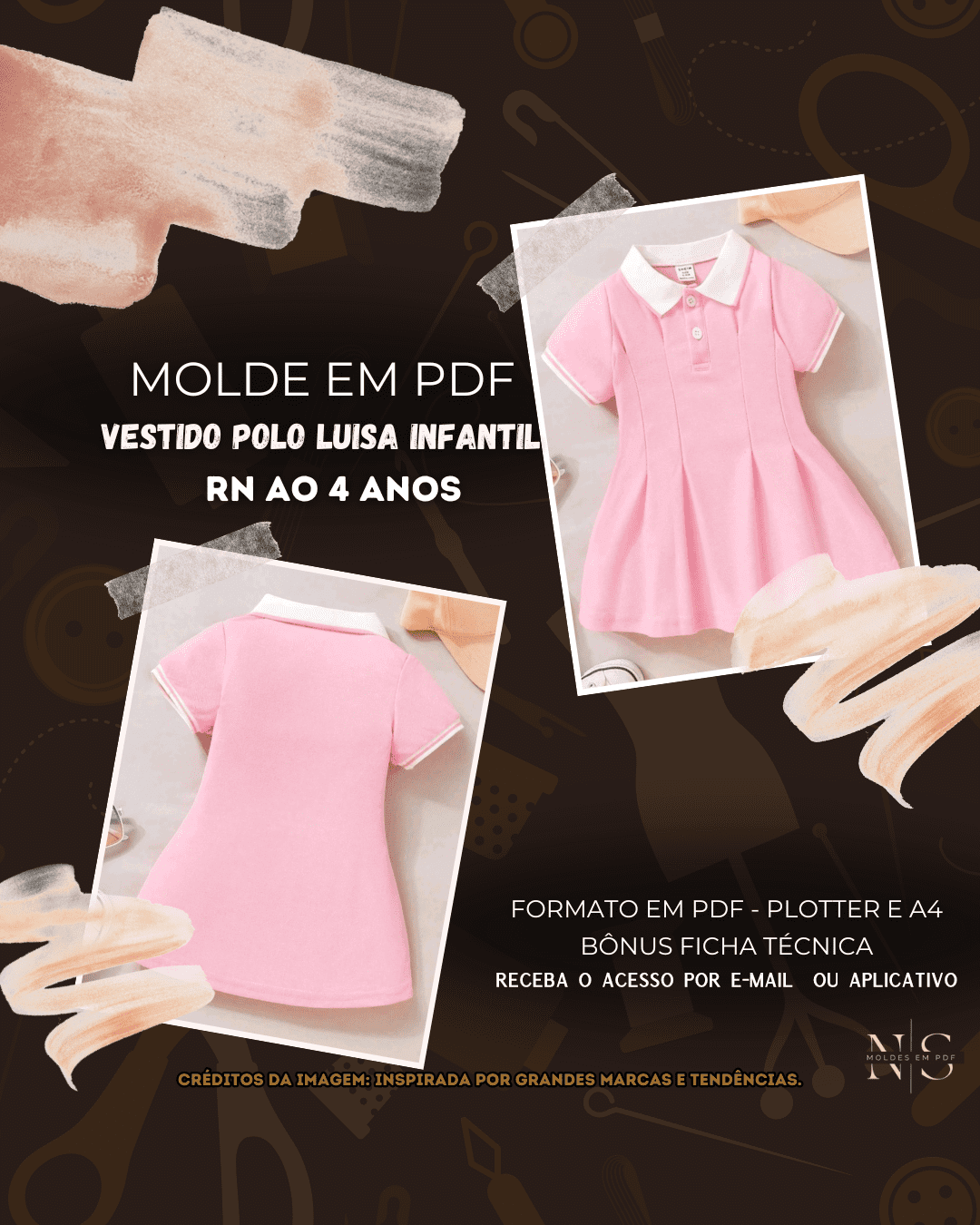 3.4 Vestido Polo Luisa Infantil RN (1)