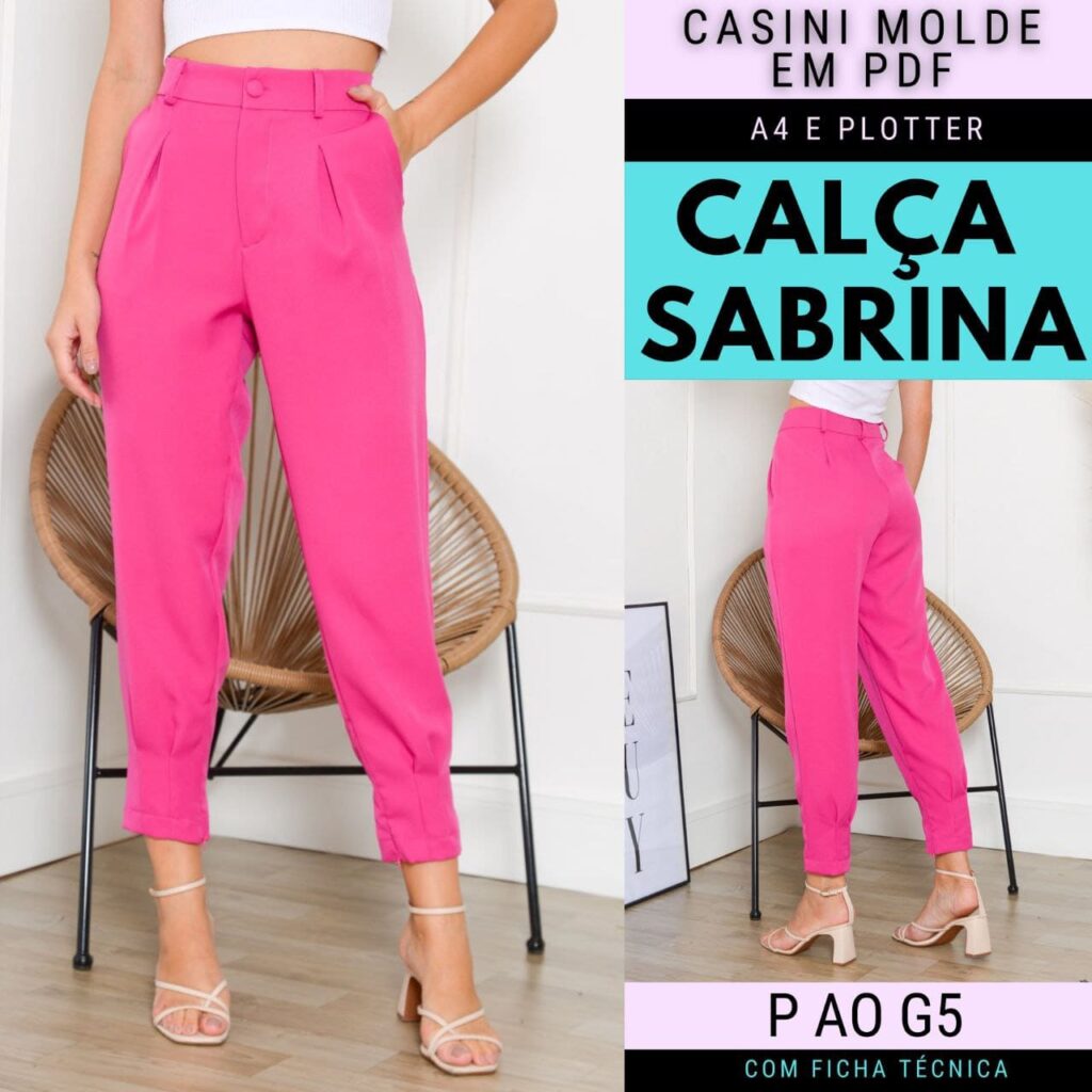 Molde Calça Sabrina