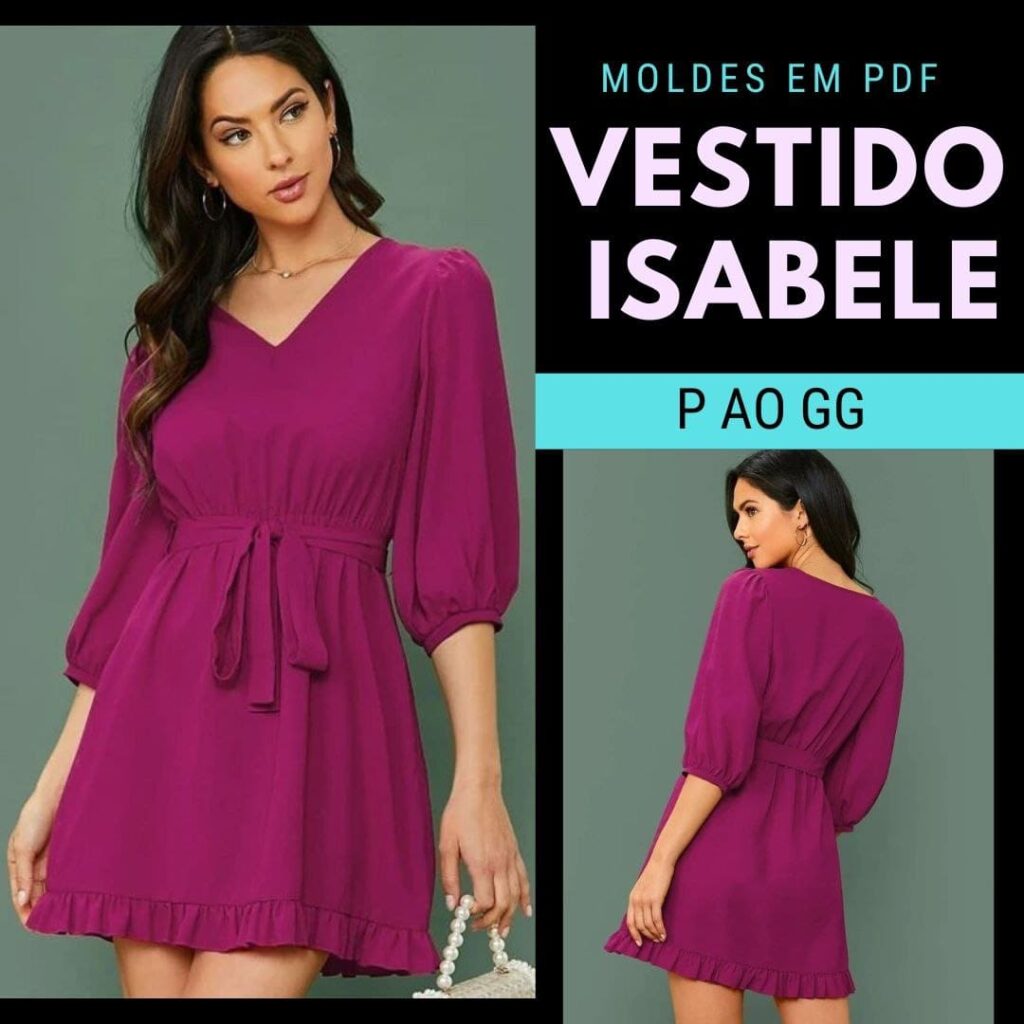 Molde Vestido Isabele