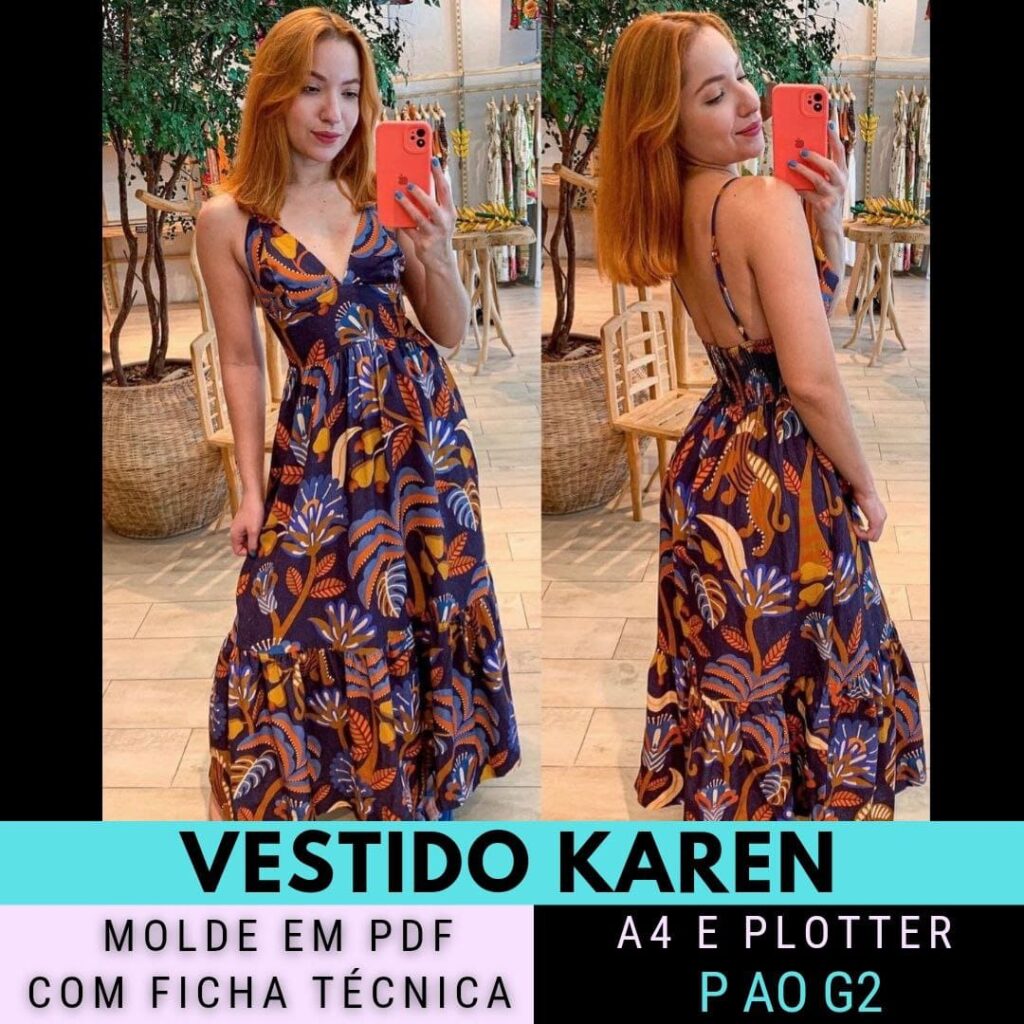 Molde Vestido Karen