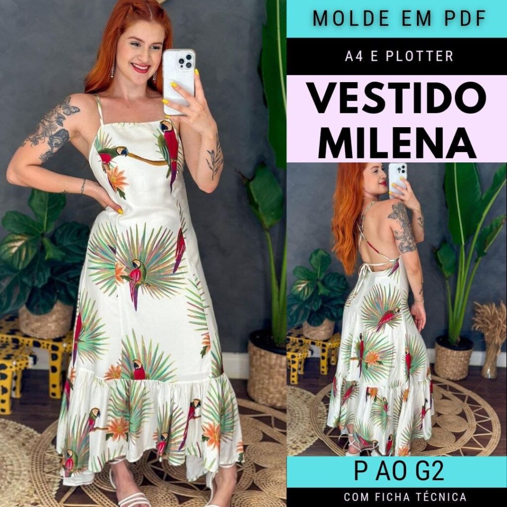 Molde Vestido Milena