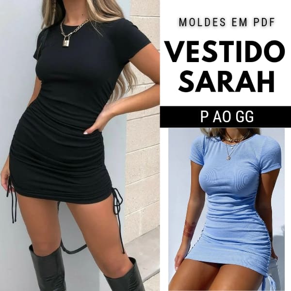 Molde Vestido Sarah