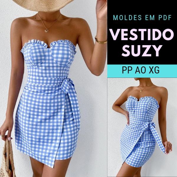 Molde Vestido Suzy