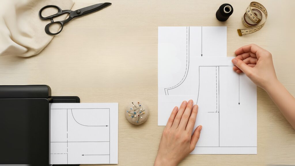 Passo a Passo Imprimindo e Montando Seu Molde de Costura em PDF de Forma Eficiente