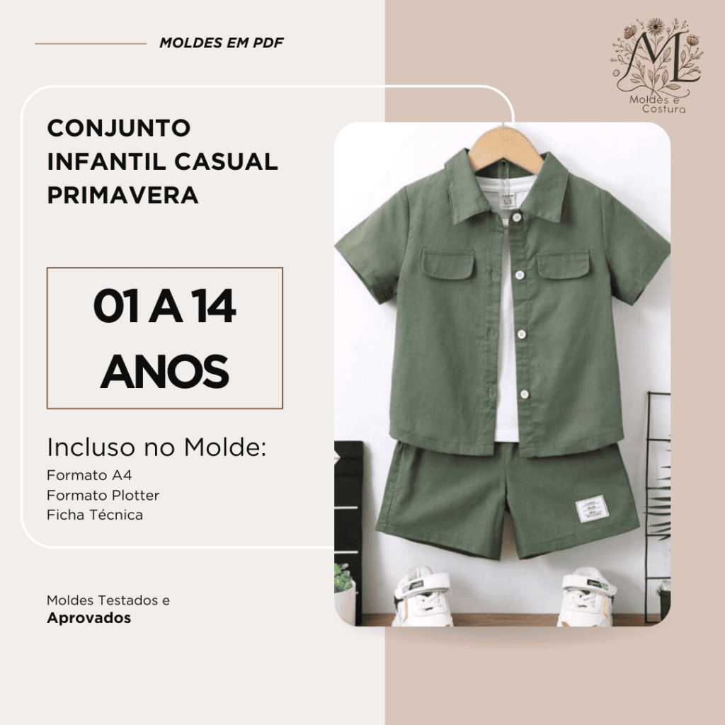 Conjunto Infantil Casual Primavera