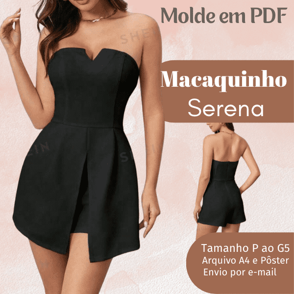 MOLDE EM PDF MACAQUINHO SERENA