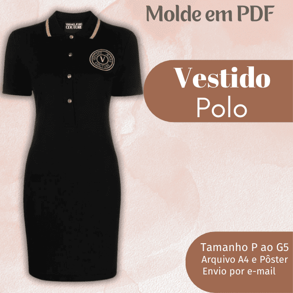 MOLDE EM PDF VESTIDO POLO