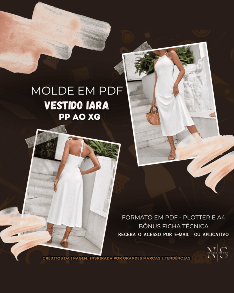 Molde em PDF - Vestido Iara