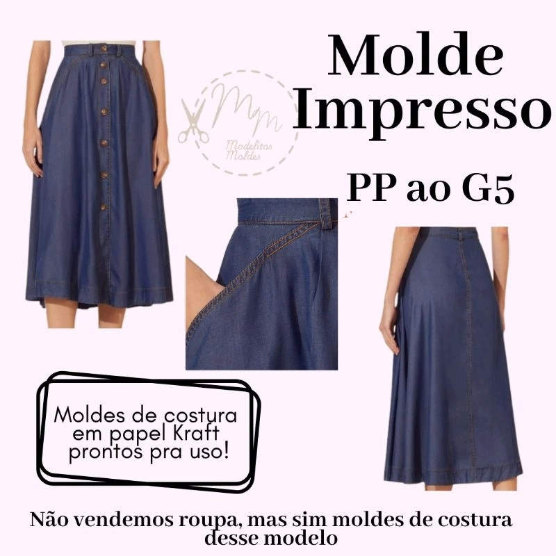 Modelagem Saia Ana ref.3431