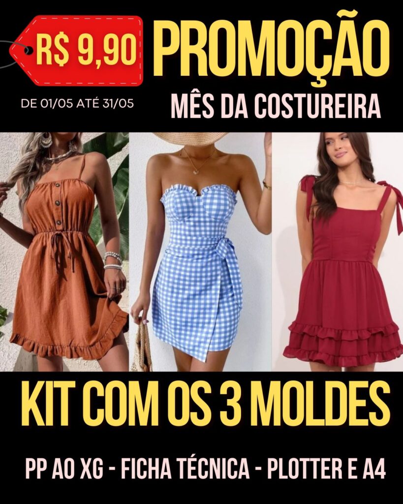 KIT PROMOCIONAL 3 VESTIDOS #3