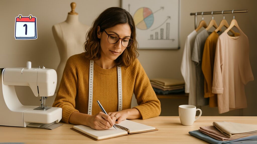 Dia 1 – Definindo Seus Objetivos e Público-Alvo no Ateliê de Costura