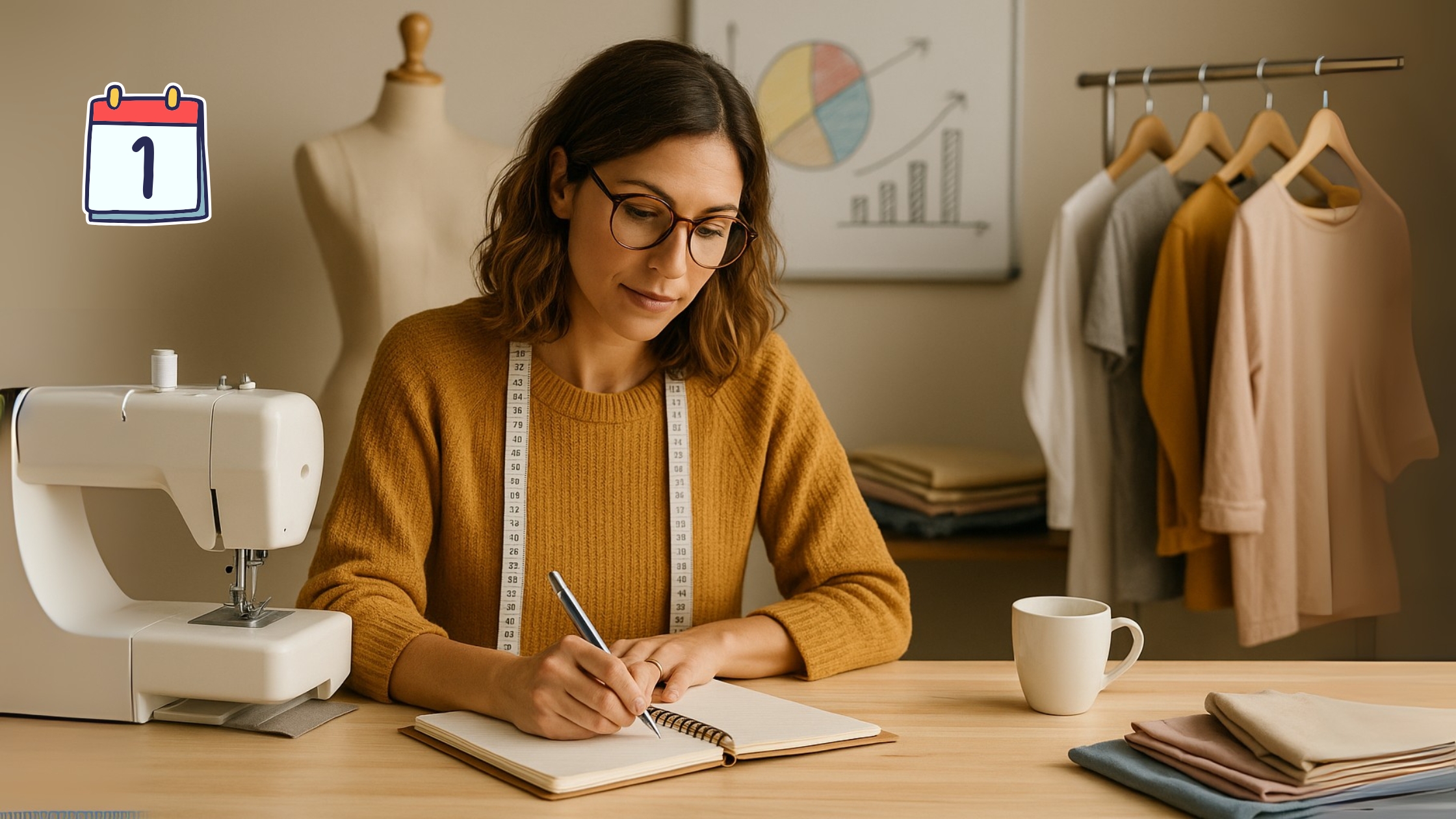 Dia 1 – Definindo Seus Objetivos e Público-Alvo no Ateliê de Costura