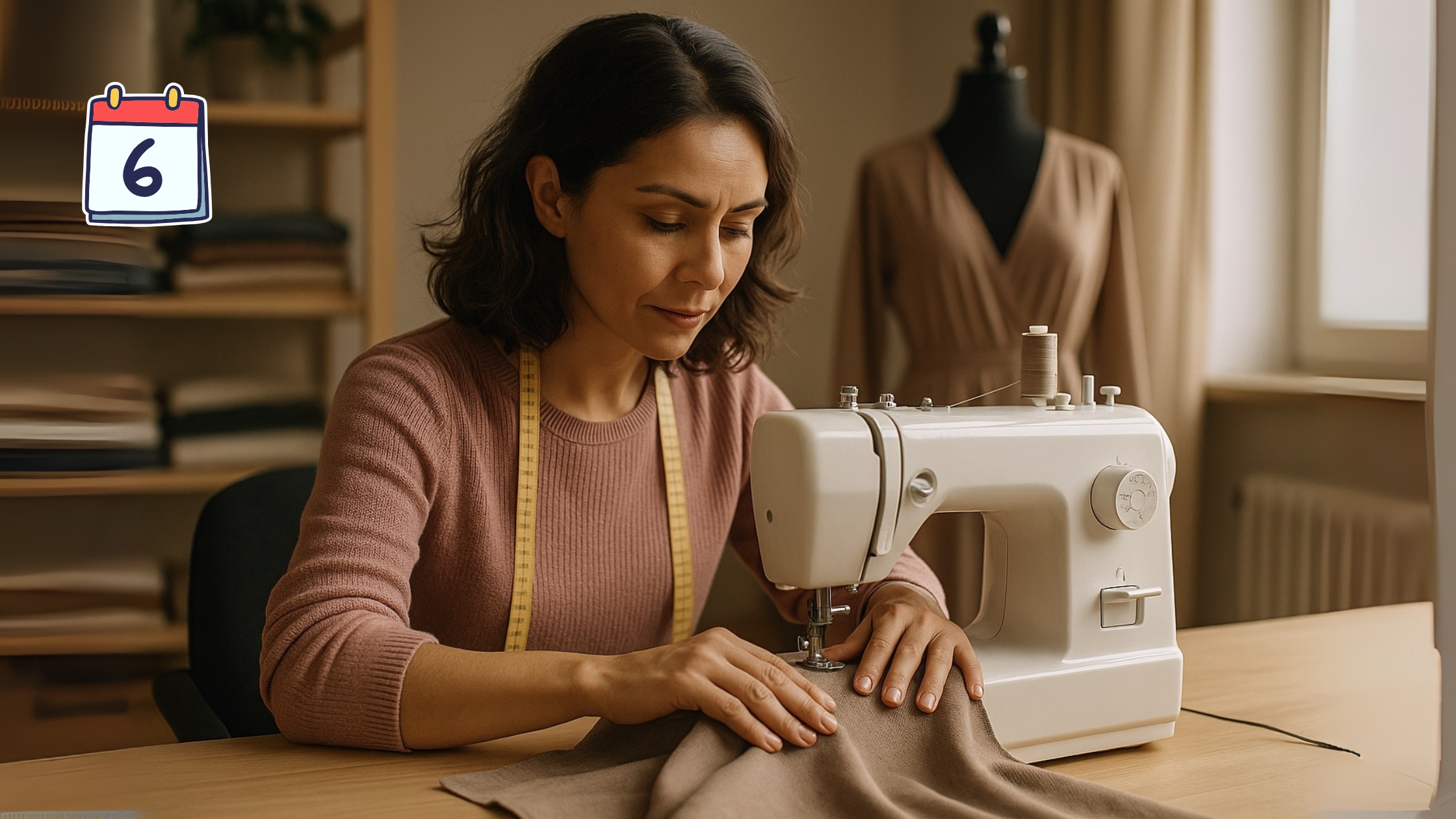 Dia 6 – Ergonomia na Costura Cuidando do Seu Conforto no Ateliê