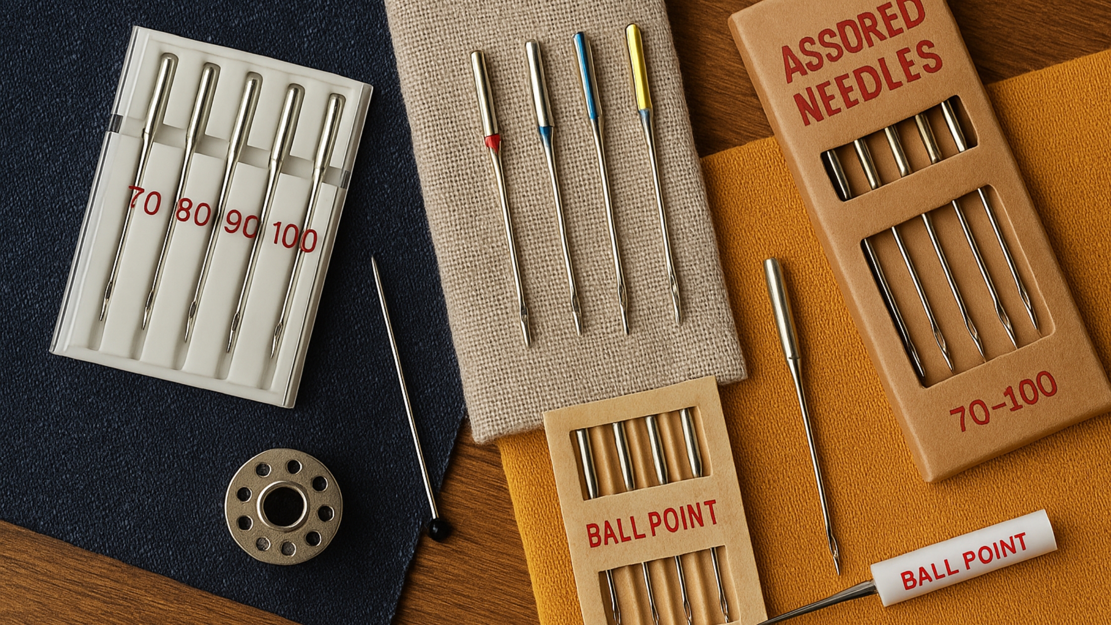 Escolher a Agulha Errada para o Tecido