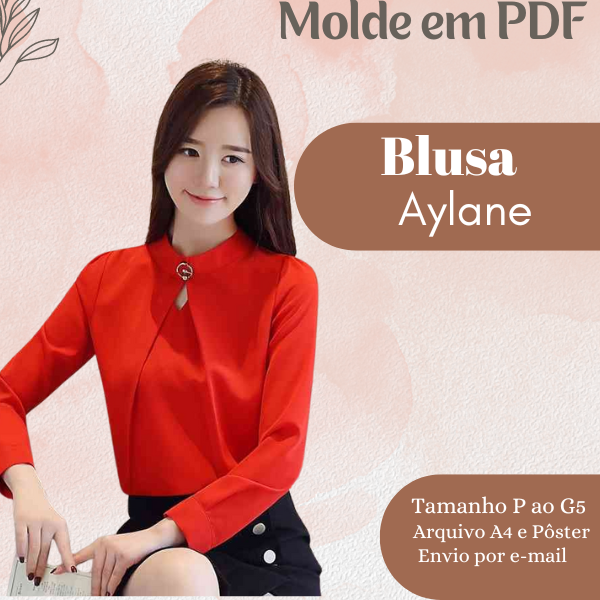 MOLDE EM PDF BLUSA AYLANE