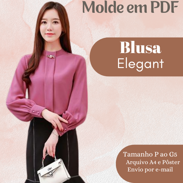 MOLDE EM PDF BLUSA ELEGANT