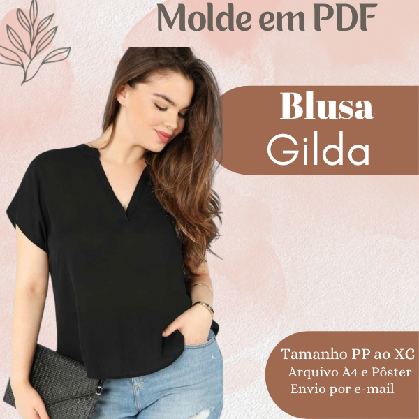 MOLDE EM PDF - BLUSA GILDA