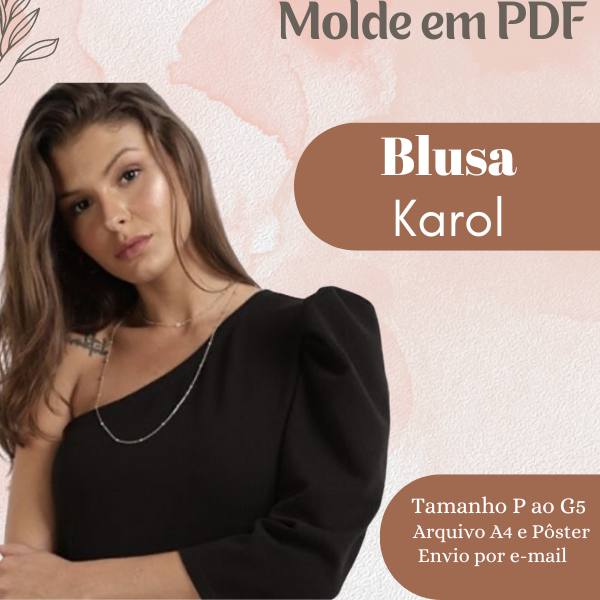 MOLDE EM PDF - BLUSA KAROL