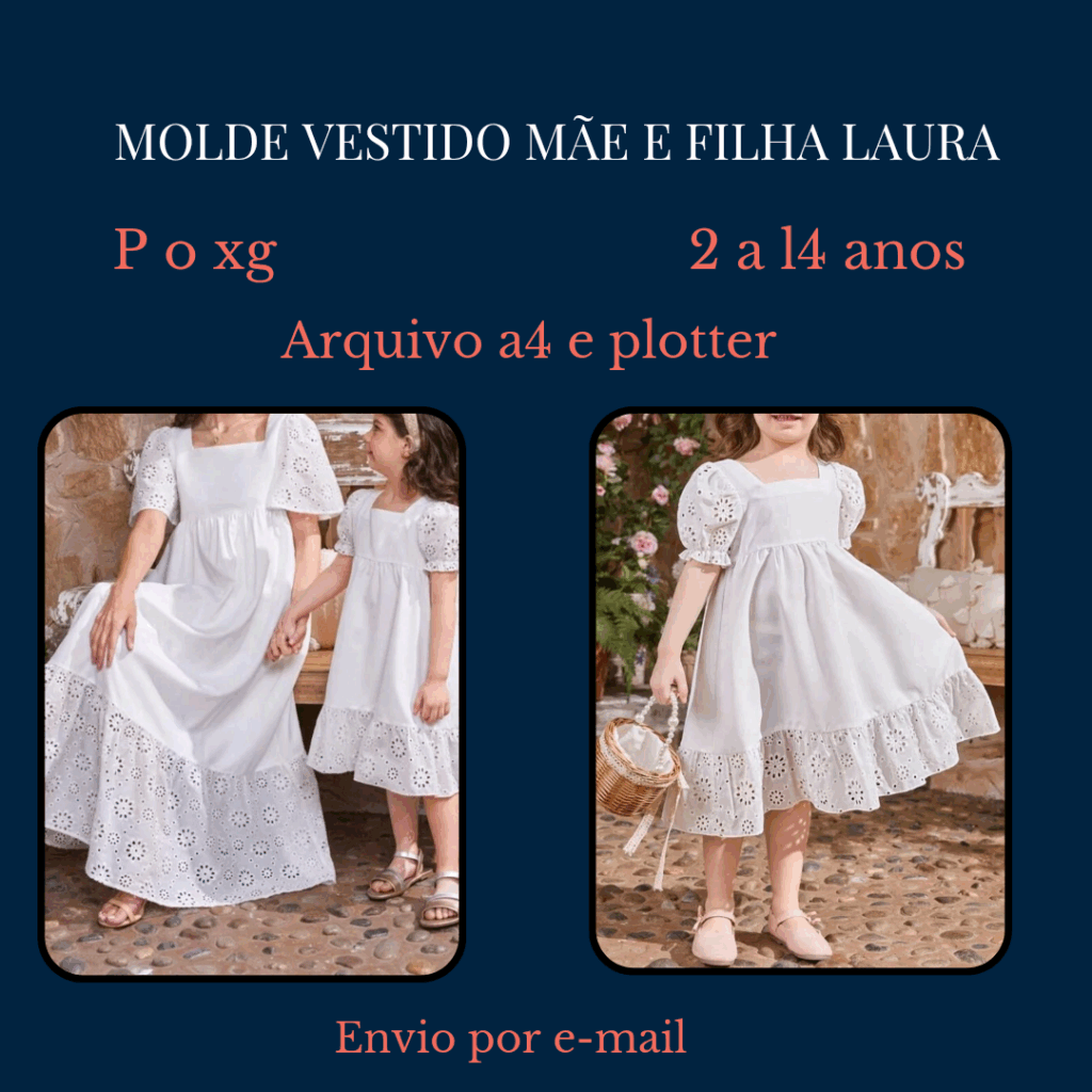 MOLDE KIT MÃE E FILHA LAURA
