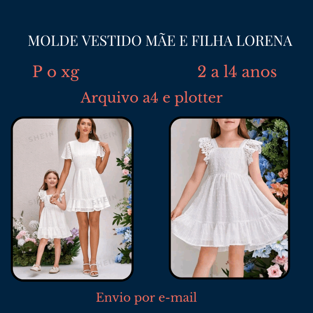 MOLDE KIT MÃE E FILHA LORENA