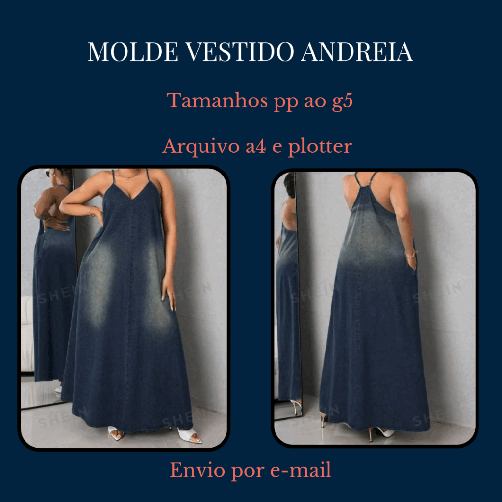 MOLDE VESTIDO ANDREIA
