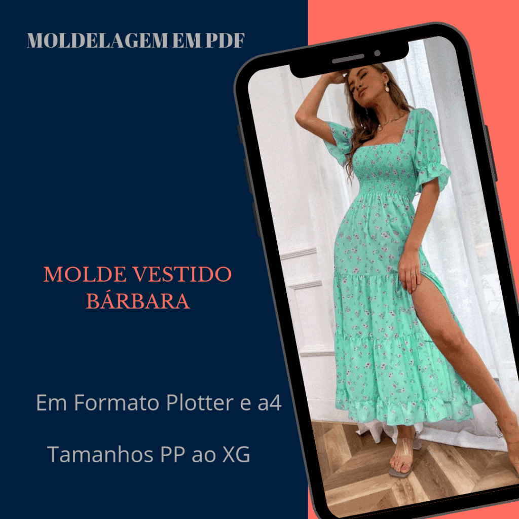 MOLDE VESTIDO BÁRBARA