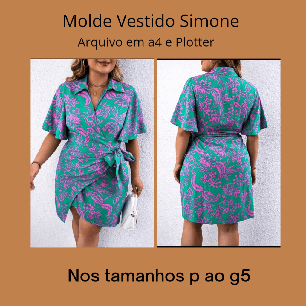 MOLDE VESTIDO CHEMISE SIMONE