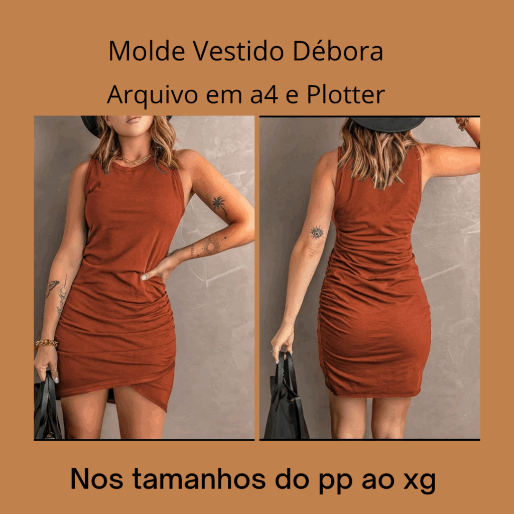 MOLDE VESTIDO DÉBORA