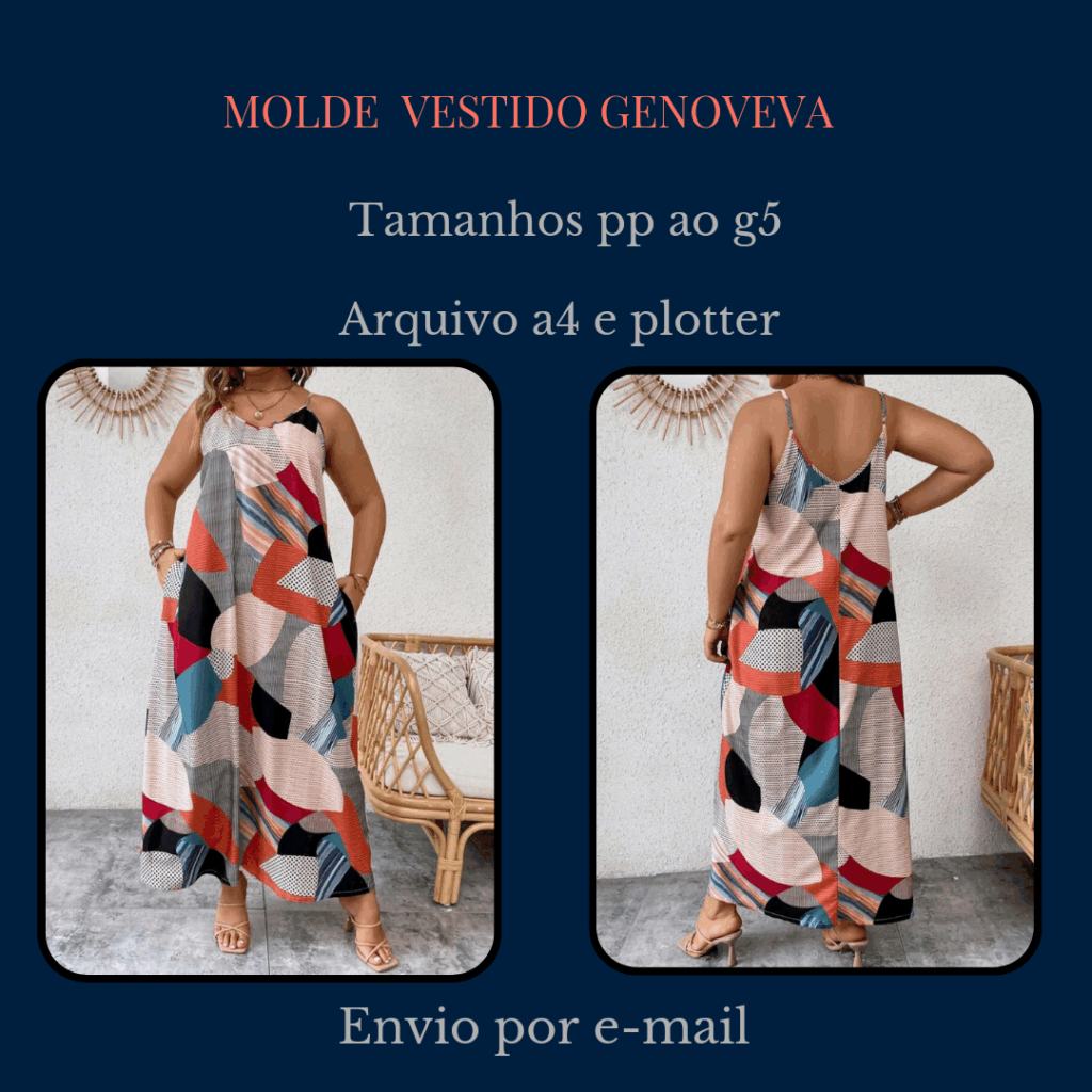 MOLDE VESTIDO GENOVEVA