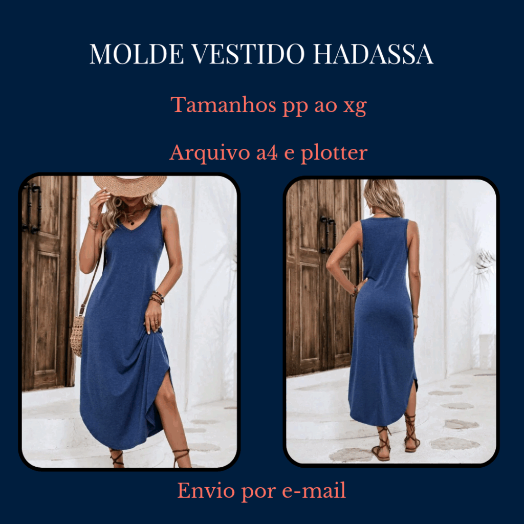 MOLDE VESTIDO HADASSA