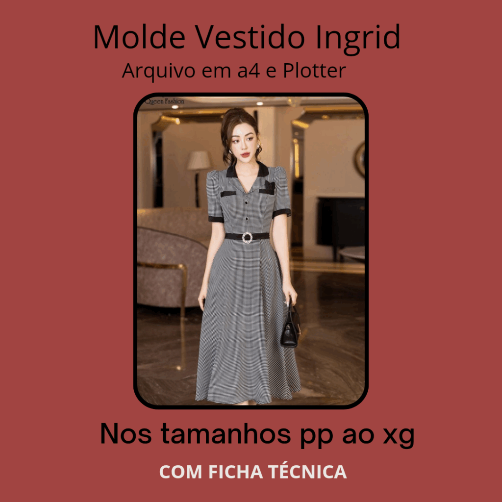 MOLDE VESTIDO INGRID