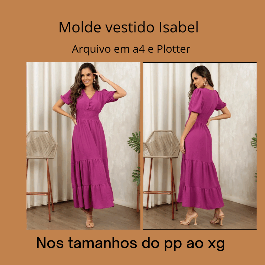MOLDE VESTIDO ISABEL