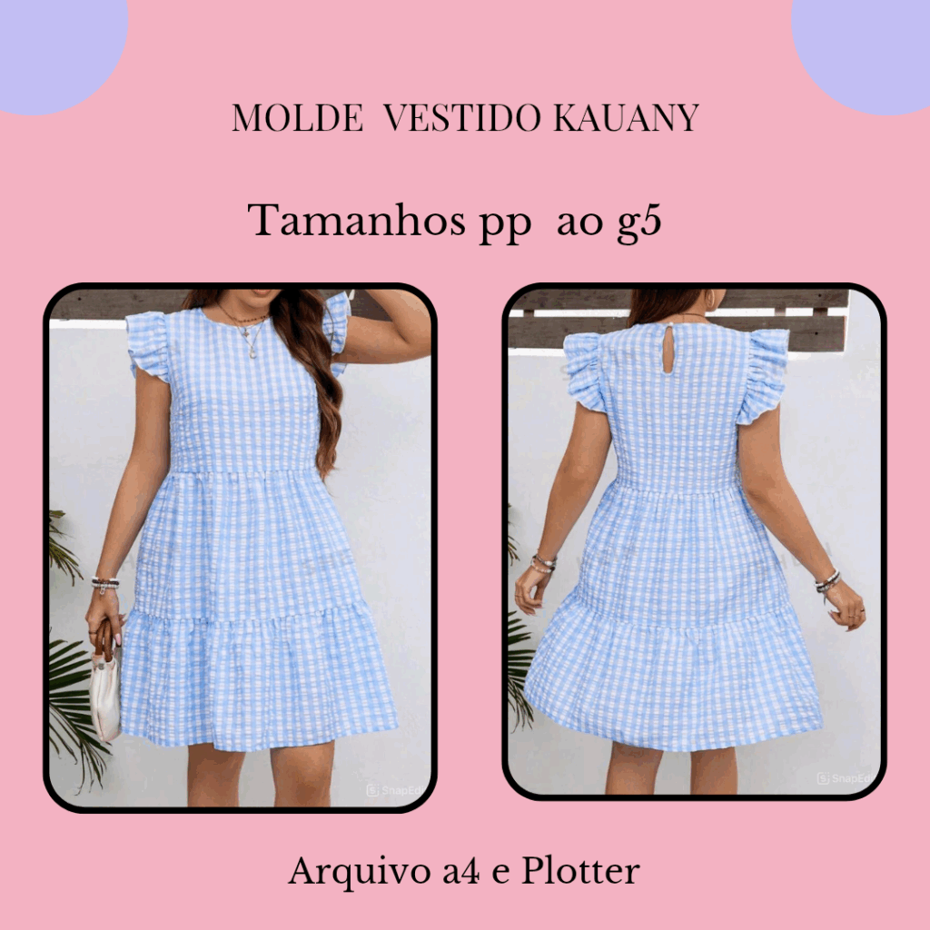 MOLDE VESTIDO KAUANY