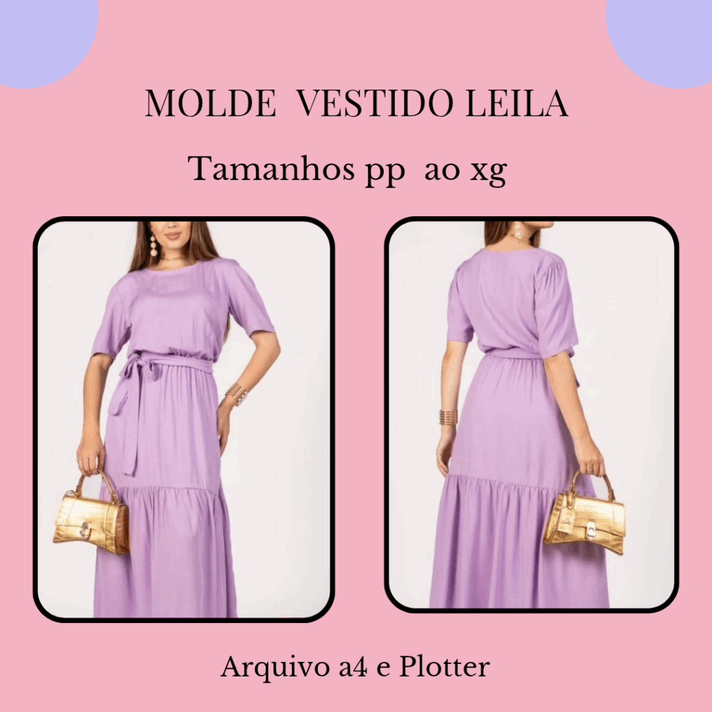 MOLDE VESTIDO LEILA