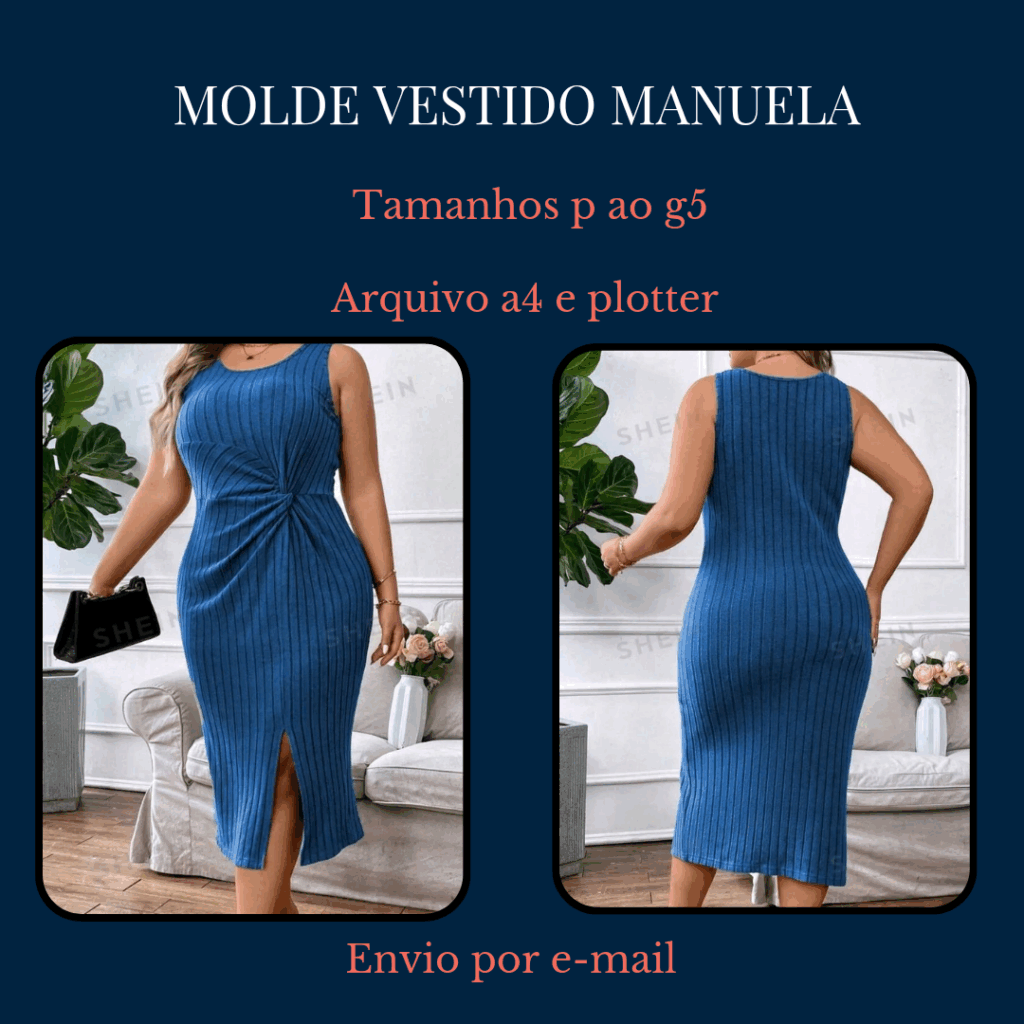 MOLDE VESTIDO MANUELA