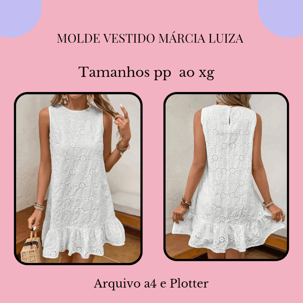 MOLDE VESTIDO MÁRCIA LUIZA