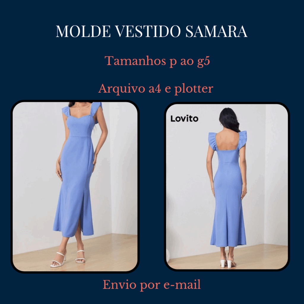 MOLDE VESTIDO SAMARA