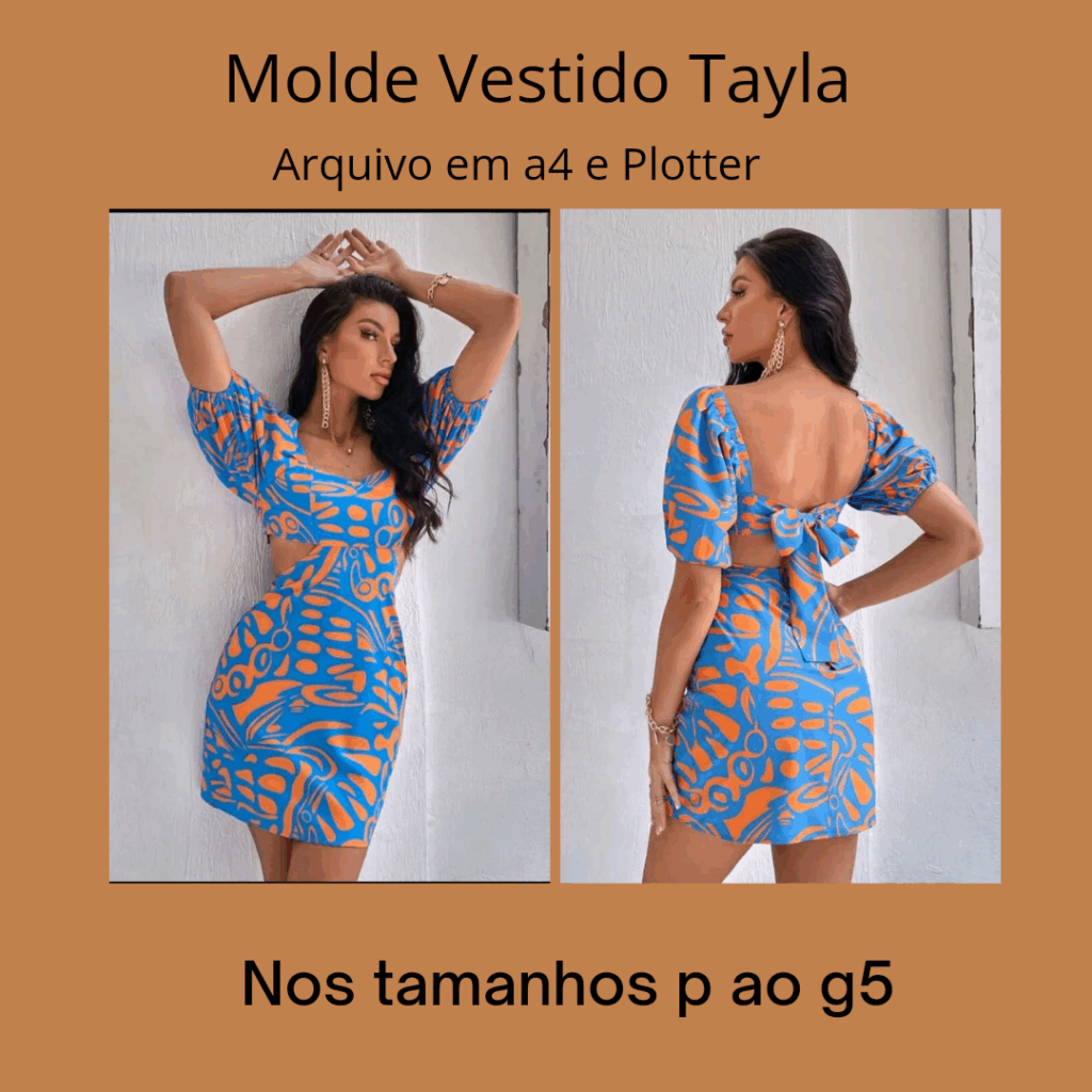 MOLDE VESTIDO TAYLA