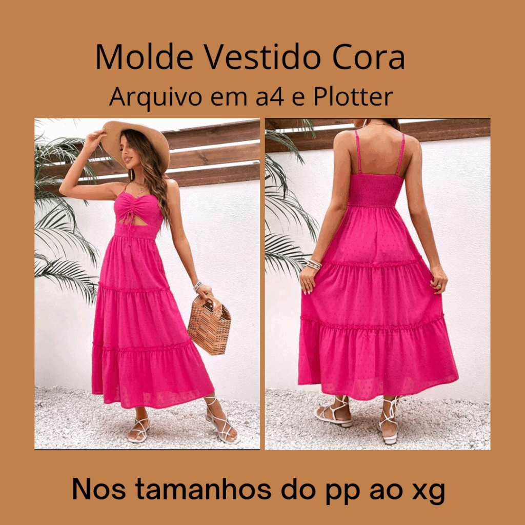 MOLDE VESTIDO CORA